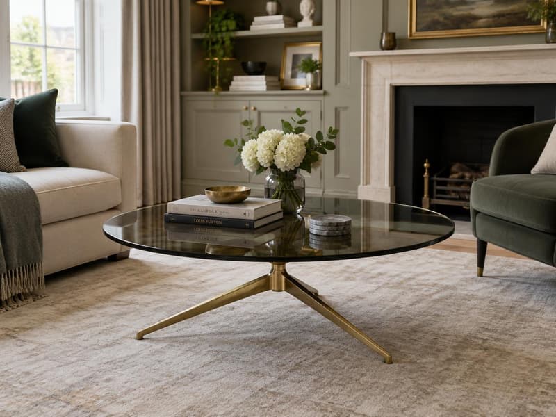 Tansley Glass Coffee Table
