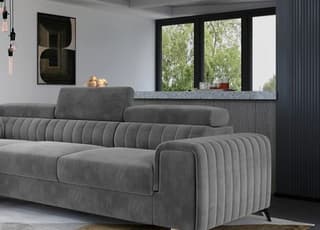 Fairhaven corner sofa bed with storage M85 – close-up detail