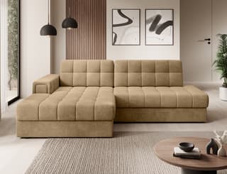 Yolanda Corner Sofa Bed with Storage M09