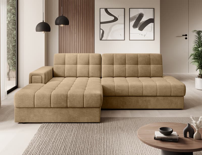 Yolanda Corner Sofa Bed with Storage M09