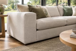 Fenchurch Designer Sofa in As shown – close-up detail