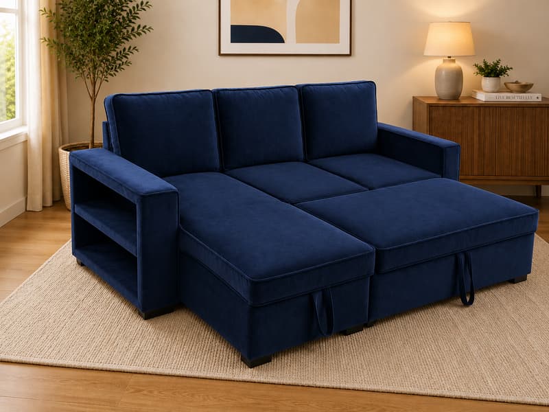 Verity Corner Sofa Bed With Storage M77 – photo 2