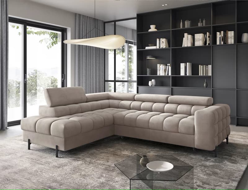 Nightingale Corner Sofa Bed with Storage P02