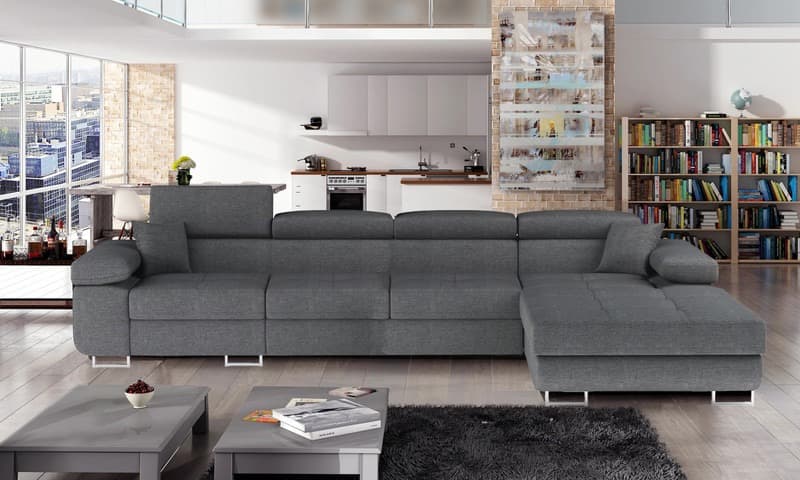 Hollingwood Long Corner Sofa Bed with Storage S21 – photo 2