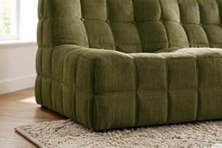 Fenwick Corduroy Sofa in As shown – close-up detail