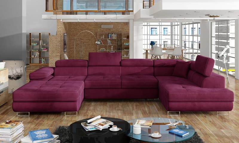 Cairnwell U Shaped Sofa Bed with Storage Mv68 – photo 6