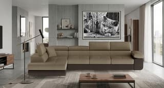Orrino Long Corner Sofa Bed with Storage M09/M29