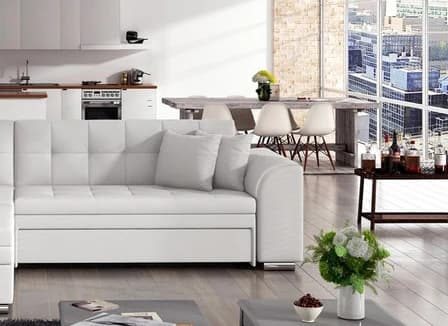 Rosslyn Corner Sofa Bed S17 Eco Leather – photo 5