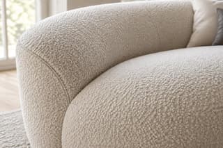 Redmayne Curved Sofa in As shown – close-up detail