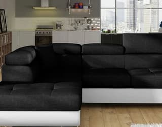 Orrino Mini Corner Sofa Bed with Storage S14/S17 – close-up detail