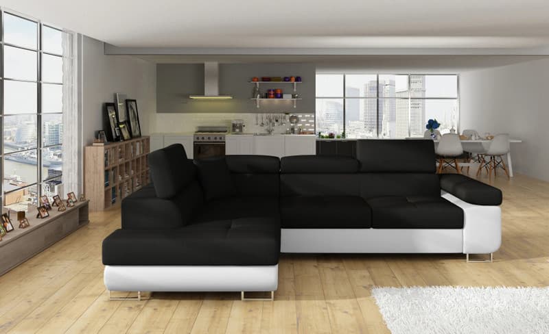 Orrino Corner Sofa Bed with Storage S14/S17