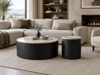 Ingleby Drum Coffee Table Set
