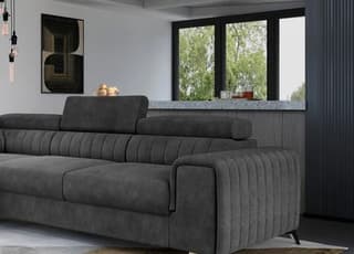 Fairhaven corner sofa bed with storage D96 – close-up detail