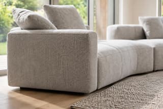Cardean Chaise Corner Sofa in As shown – close-up detail