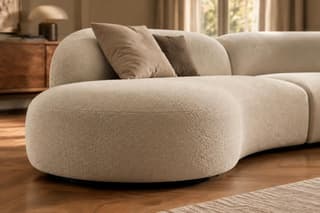 Newbridge Three Seater Sofa in As shown – close-up detail