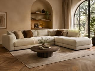 Stanmore Chaise Corner Sofa in As shown – shown in a room setting