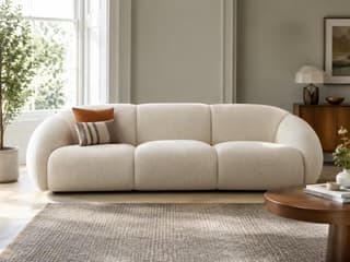 Petherton Curved Corner Sofa in As shown – shown in a room setting