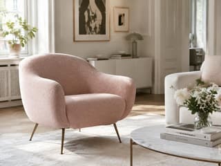 Lyneham Blush Lounge Chair