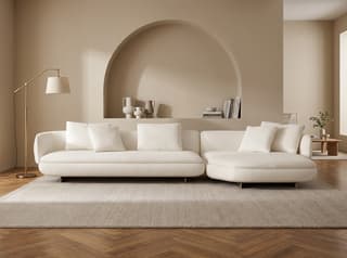 Bayfield Chaise Corner Sofa in As shown – shown in a room setting