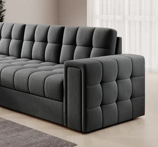 Ravenna Corner Sofa Bed with Storage SL06 – close-up detail