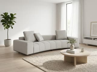 Cleveley Designer Sofa in As shown – shown in a room setting