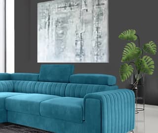 Fairhaven Mini Corner Sofa bed with Storage K13 – close-up detail