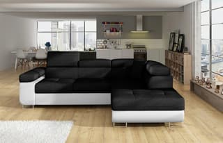 Orrino Mini Corner Sofa Bed with Storage S14/S17 – right-hand corner layout