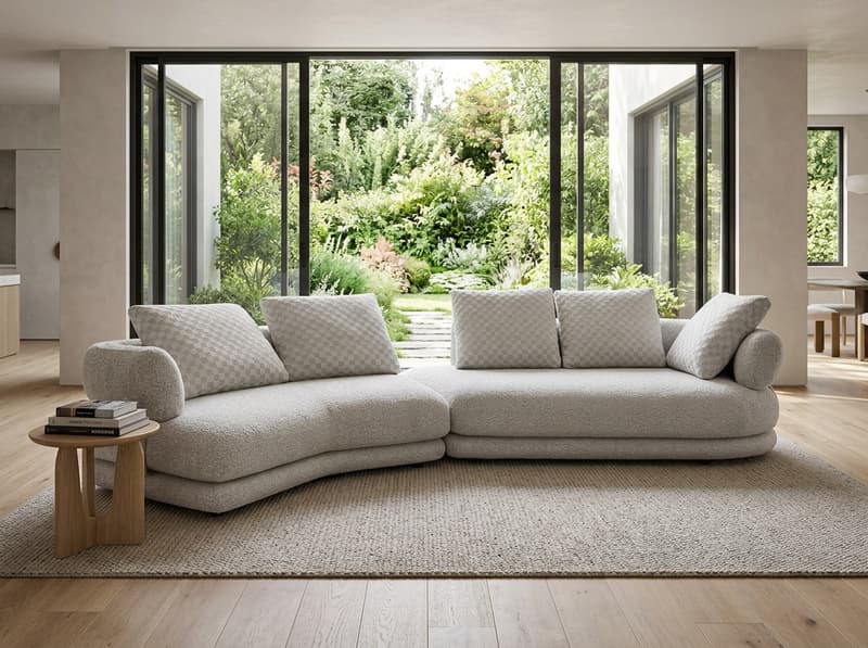 Belmere Curved Corner Sofa – photo 2