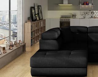 Orrino Mini Corner Sofa Bed with Storage S14 – close-up detail