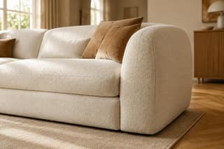 Rosehill Four Seater Sofa in As shown – close-up detail