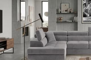 Orrino Long Corner Sofa Bed with Storage M84 – close-up detail