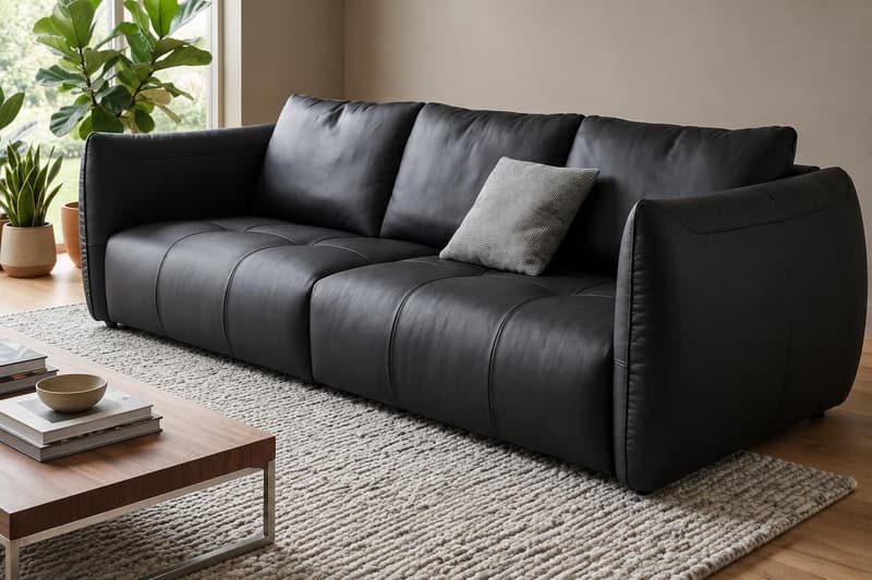 Oakmere Leather-Look Sofa – photo 3