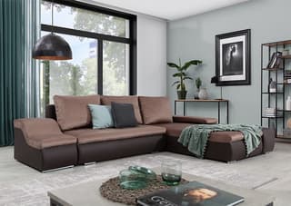 Jessamine Corner Sofa Bed with Storage M09/S66 – right-hand corner layout