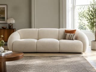 Petherton Curved Corner Sofa in As shown – shown in a room setting