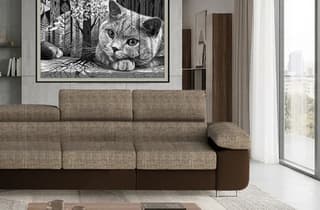 Orrino Long Corner Sofa Bed with Storage B03/S66 – close-up detail