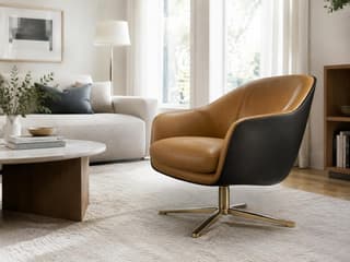 Elveden Contrast Swivel Chair