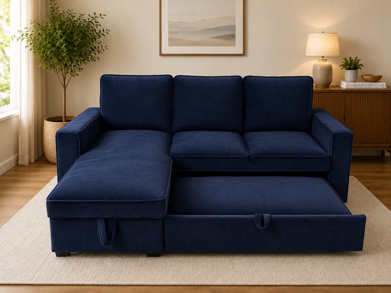 Verity Corner Sofa Bed With Storage M77