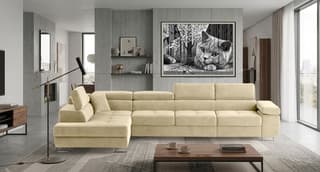 Orrino Long Corner Sofa Bed with Storage M04