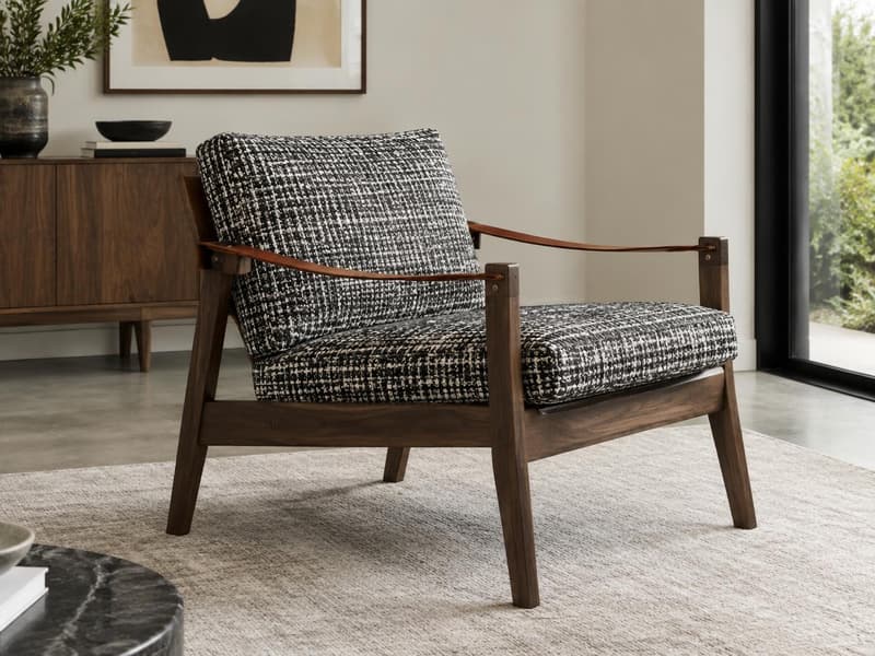 Calverley Tweed Lounge Chair