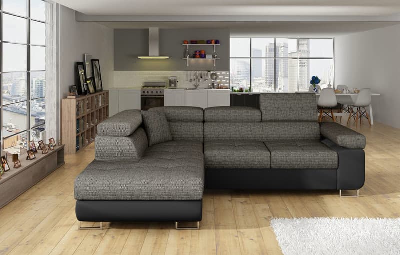 Orrino Mini Corner Sofa Bed with Storage B01/S11