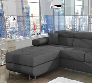 Hollingwood Mini Corner Sofa Bed with Storage S21 – close-up detail