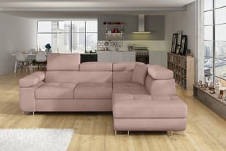 Orrino Mini Corner Sofa Bed with Storage SR61 – right-hand corner layout