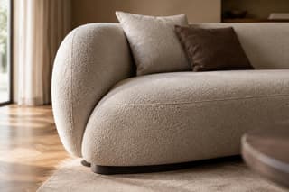 Verewood Designer Sofa in As shown – close-up detail