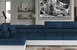 Orrino Long Corner Sofa Bed with Storage K09/S17 – close-up detail