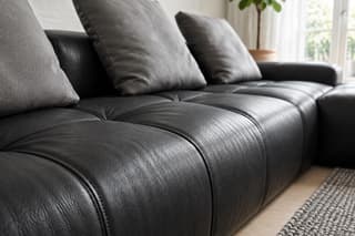 Deverill Curved Corner Sofa in As shown – close-up detail