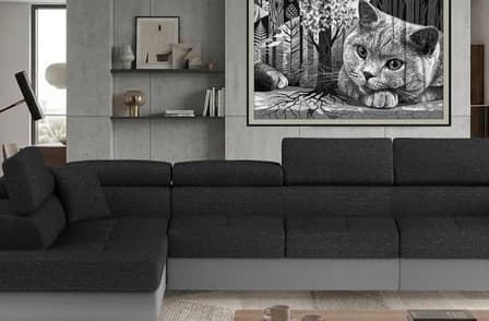 Orrino Long Corner Sofa Bed with Storage i96/S29 – photo 4