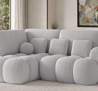 Dunhollow Corner Sofa Bed with Storage KN03 – close-up detail