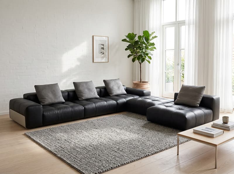 Deverill Curved Corner Sofa