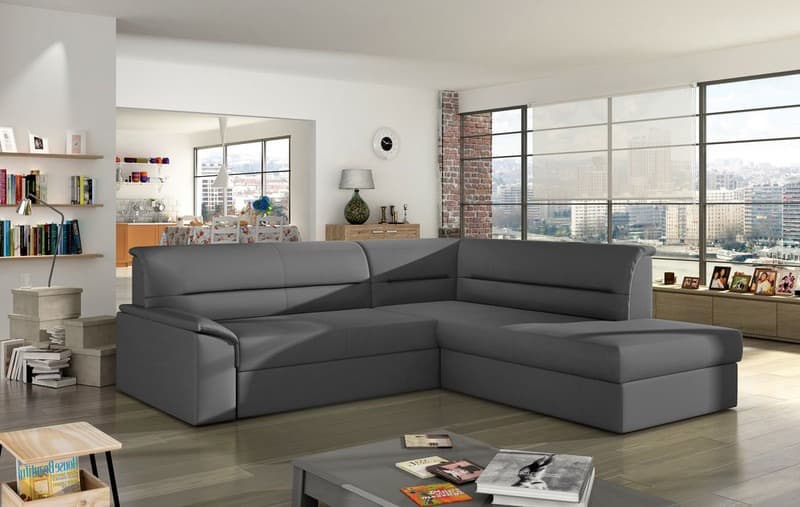 Zanetta Convertible Couch with Storage S29 Eco Leather – photo 2