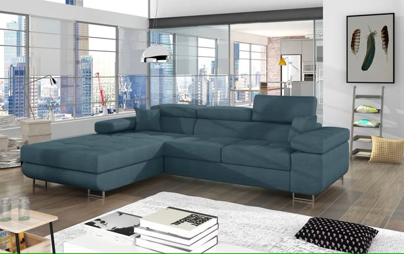 Hollingwood Corner Sofa Bed with Storage O86